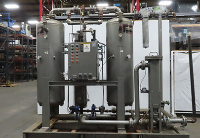 Exhaust Heated Purge Industrial Desiccant Air Dryers 