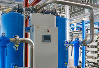 How does a compressed air dryer industrial work?